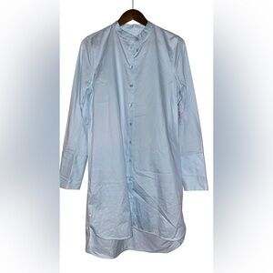 Equipment Arlette Women Button Down Mini Shirtdress‎ PS Cotton Minimalist NWT